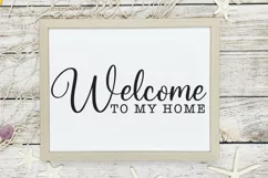 welcome svg