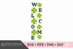 Welcome SVG , Welcome door sign SVG , Gnome Porch Sign SVG Product Image 1