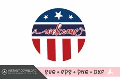 Welcome SVG Design,Land of Liberty SVG,American Pride SVG Product Image 1