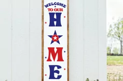 Welcome to our home Porch Sign SVG,Home decor SVG Product Image 5