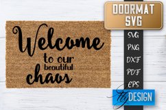 Doormat SVG Design | Welcom Home SVG | Home Decor SVG v.1 Product Image 1