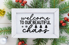 Farmhouse Christmas Sign SVG Bundle | Farmhouse Holiday Sign Product Image 3