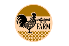Welcome to our Farm Round Sign Laser Cut SVG Template Product Image 2