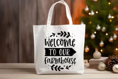 Welcome To Our Farmhouse SVG, Farmhouse Sign Design Product Image 3