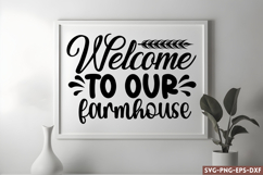 Welcome to our farmhouse SVG, Farmhouse SVG Designs Product Image 1