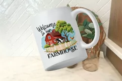 Welcome To Our Farmhouse Sublimation PNG Product Image 2