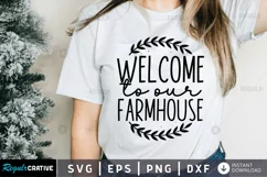 Welcome to our farmhouse SVG, Farm SVG Design Product Image 1