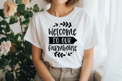 Welcome To Our Farmhouse SVG, Farmhouse Sign Design Product Image 2