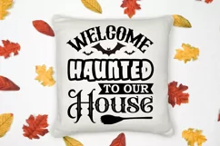 Welcome to our haunted house SVG, Halloween SVG Design Product Image 3
