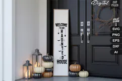 Welcome to Our Haunted House SVG | Halloween Porch Sign SVG Product Image 4