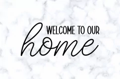 Welcome to our home SVG, Farmhouse Sign SVG Design Product Image 2