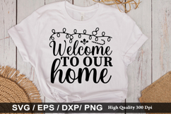 Welcome to our home - Christmas SVG Design Product Image 1