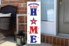 Welcome to our home Porch Sign SVG,Home decor SVG Product Image 3
