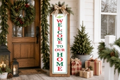 Christmas Porch Sign SVG Bundle 18 Vertical Designs Product Image 18