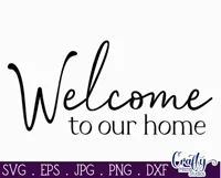 Farmhouse Sign Home Svg | Welcome To Our Home Product Image 2