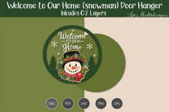 Welcome to our home Door hanger Product Image 3