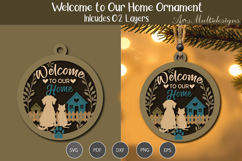 Welcome to our home Hanging Ornament Product Image 2