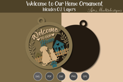 Welcome to our home Hanging Ornament Product Image 3