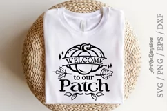Welcome to our patch svg, Thanksgiving pumpkin svg Product Image 2