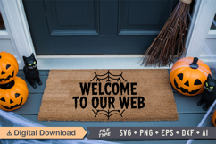 Welcome To Our Web SVG | Halloween Doormat SVG | Doormat SVG Product Image 4