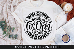 Welcome To Our Wedding - Wedding SVG Design Product Image 1