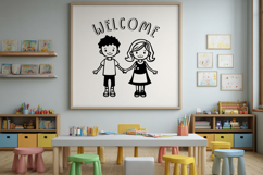 Welcome to School SVG | Back to School Cutting File | Classr Product Image 2
