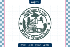 Wooden Winter Cabin SVG Product Image 3