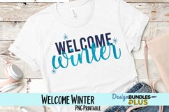 Welcome Winter Sublimation PNG Product Image 1