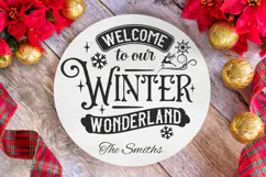 Welcome to Our Winter Wonderland SVG Quote Product Image 5