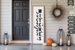 Welcome Witches SVG | Halloween Porch Sign | Halloween Sign Product Image 2