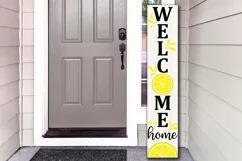 Vertical summer porch sign svg| Welcome home svg| lemons svg Product Image 2