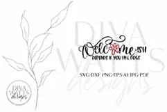Welcome-ISH Depends If You Like Dogs SVG | Funny Pet Design Product Image 2