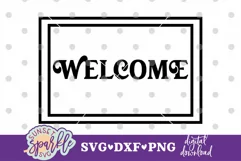Welcome Doormat SVG, DXF, PNG| Home SVG file Product Image 2