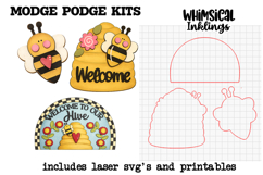 Welcome To Our Hive Magnets Modge Podge SVG's and Printables Product Image 2