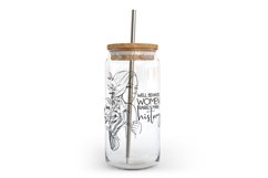 Glass Can Wrap Bundle | Sublimation Glass PNG | Glass Wrap Product Image 6