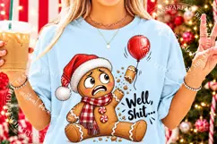 Well Shit Funny Christmas PNG, Trending Christmas PNG Product Image 2