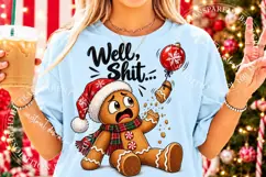 Well Shit Funny Christmas PNG, Trending Christmas PNG Product Image 2