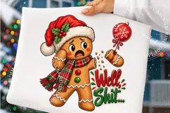 Well Shit Funny Christmas PNG, Trending Christmas PNG Product Image 4