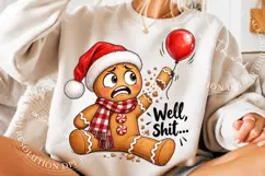 Well Shit Funny Christmas PNG, Trending Christmas PNG Product Image 5