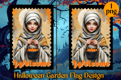 Garden Flag Sublimation designs | Halloween Sublimation Product Image 1