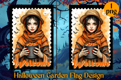 Garden Flag Sublimation designs | Halloween Sublimation Product Image 1