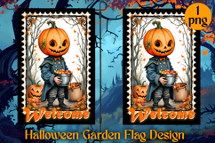 Garden Flag Sublimation designs | Halloween Sublimation Product Image 1