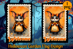 Garden Flag Sublimation designs | Halloween Sublimation Product Image 1