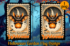 Garden Flag Sublimation designs | Halloween Sublimation Product Image 1