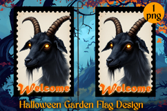 Garden Flag Sublimation designs | Halloween Sublimation Product Image 1