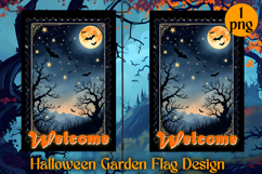 Garden Flag Sublimation designs | Halloween Sublimation Product Image 1