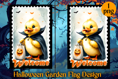 Garden Flag Sublimation designs | Halloween Sublimation Product Image 1