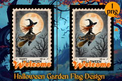 Garden Flag Sublimation designs | Halloween Sublimation Product Image 1