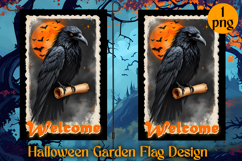 Garden Flag Sublimation designs | Halloween Sublimation Product Image 1
