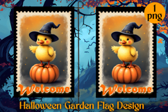 Garden Flag Sublimation designs | Halloween Sublimation Product Image 1